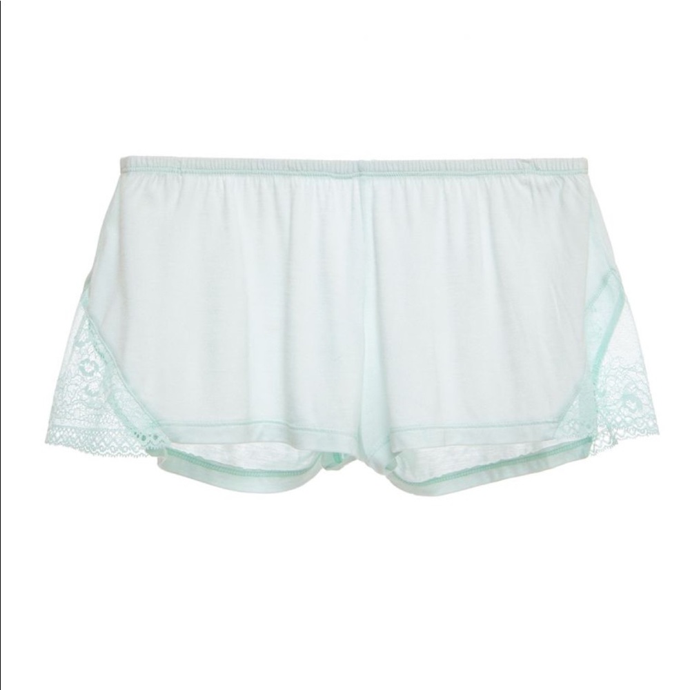 Eberjey Valeria Shorts- light mint/mint splash NWT